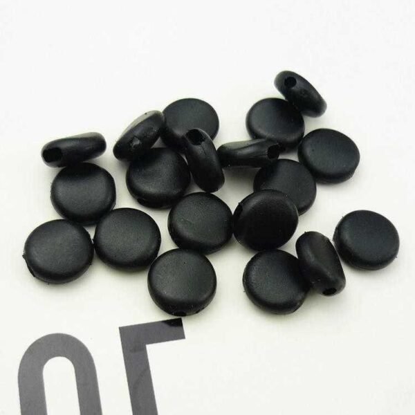 Silicone mask elastic band adjustment buckle flat button flat soft rubber earmuffs mask strap anti-slip rope buckle accessories - Image 3